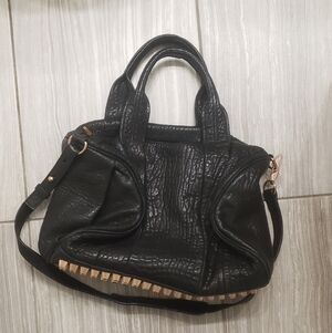 Alexander Wang Black Leather Satchel
